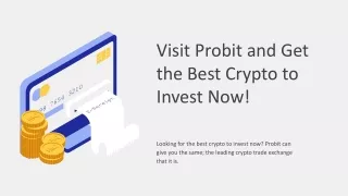 Buy or Sell Any Cryptocurrency from Probit!
