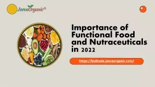importance of functional food and nutraceuticals
