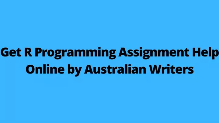 get r programming assignment help online