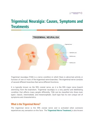 trigeminal neuralgia causes symptoms