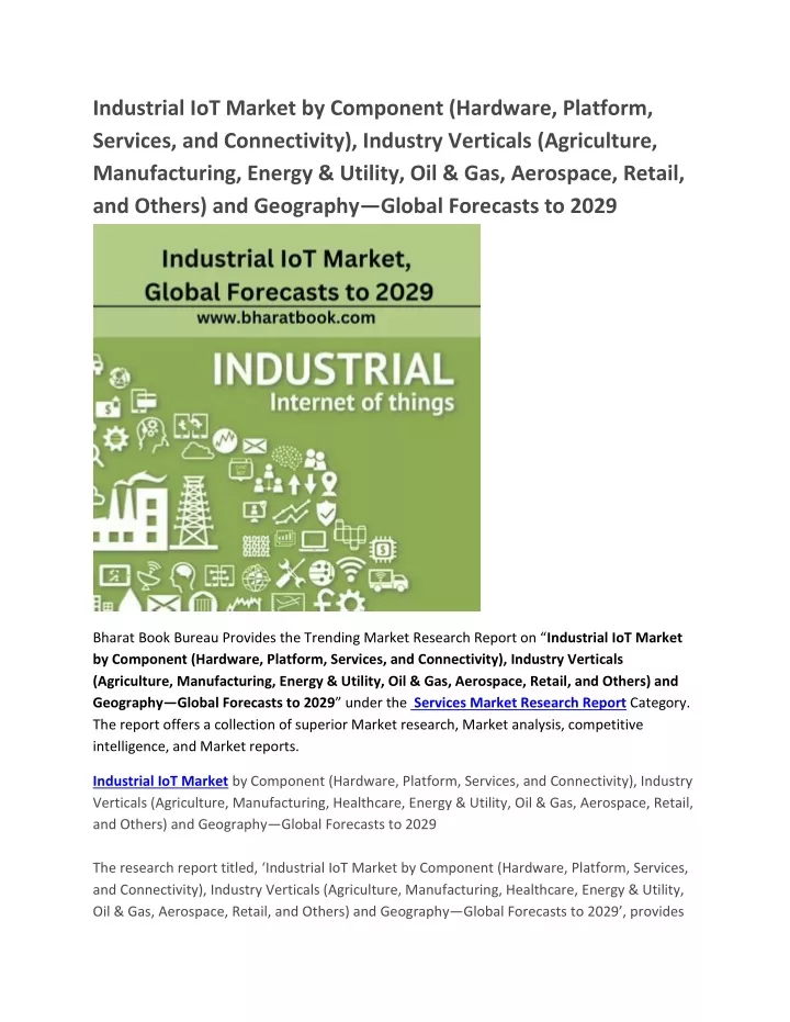 industrial iot market by component hardware