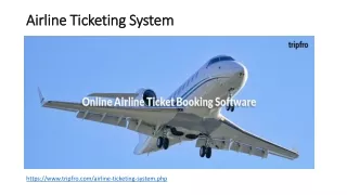 Airline Ticketing System
