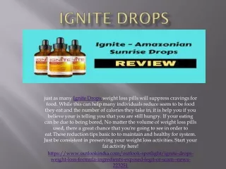 Ignite Drops