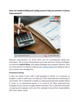 how can medical billing and coding services help