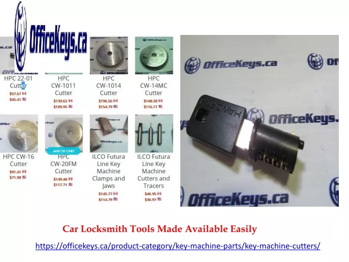 car locksmith tools made available easily