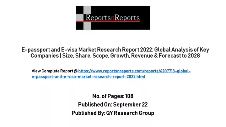 no of pages 108 published on september 22 published by qy research group