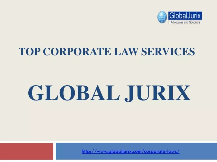top corporate law services global jurix