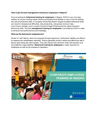 Best-Corporate-Training-in-Nigeria-by-kvch