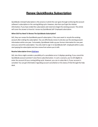 renew quickbooks subscription