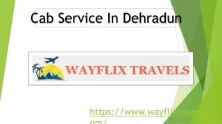 Cab Service In Dehradun