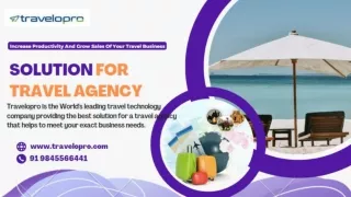 Solution for Travel Agency