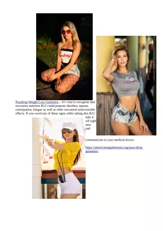 puradrop weight loss gummies it s vital