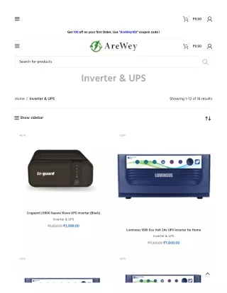 Best Inverter/ UPS for Home with Great price with free Home Delivery