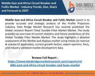 4. Middle East and Africa Circuit Breaker and FuSEs Market