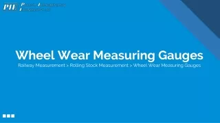 Wheel Wear Measuring Gauges- Paragon