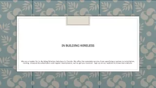 IN Building Wireless