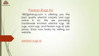 persian rugs nj