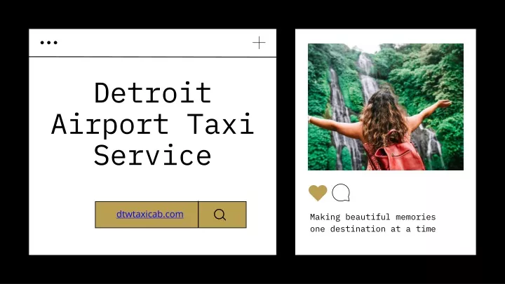 detroit airport taxi service