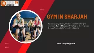 Gym in Sharjah