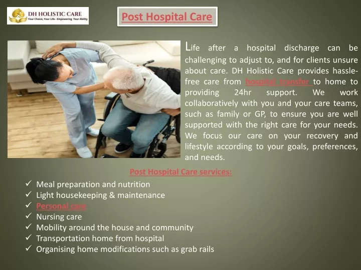 post hospital care