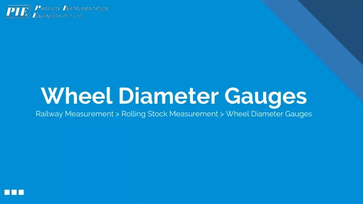 wheel diameter gauges railway measurement rolling