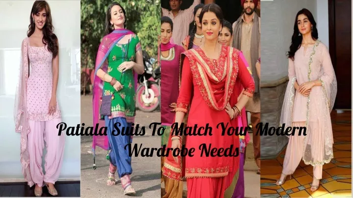 patiala suits to match your modern wardrobe needs