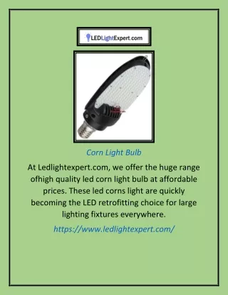 corn light bulb