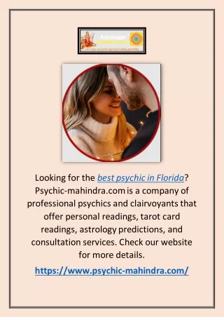 Best Psychic in Florida | Psychic-mahindra.com