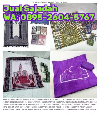 Ô895-2ϬÔㄐ-5ᜪϬᜪ (WA) Sajadah Batik Solo Pusat Sajadah Souvenir