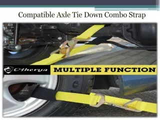 Compatible Axle Tie Down Combo Strap