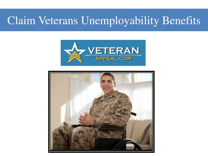 claim veterans unemployability benefits