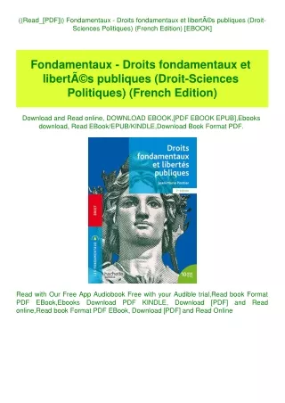 ((Read_[PDF])) Fondamentaux - Droits fondamentaux et libertÃƒÂ©s publiques (Droit-Sciences Politique
