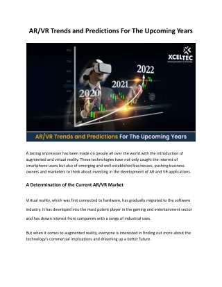 ar vr trends and predictions for the upcoming