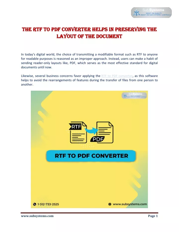the the rtf to pdf converter rtf to pdf converter