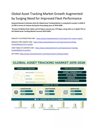 Global Asset Tracking Market | Size, Share, Growth, Analysis, Trends