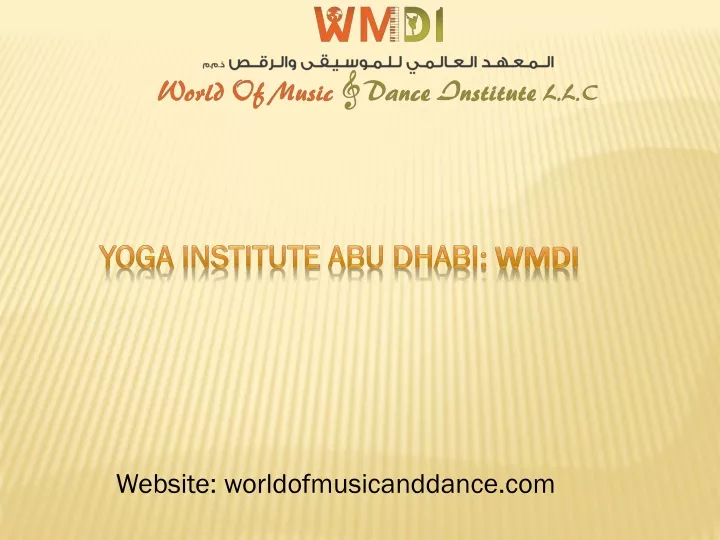 yoga institute abu dhabi wmdi