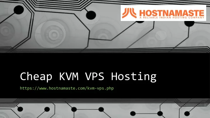 cheap kvm vps hosting