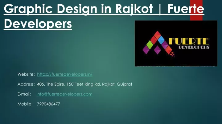 graphic design in rajkot fuerte developers