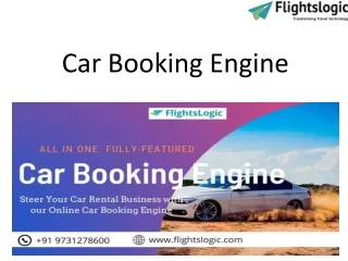 car booking engine