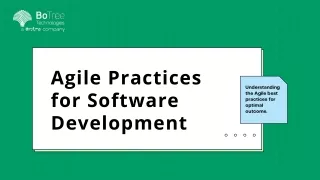 agile practices for software development