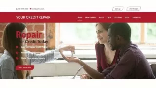 Innovative approach to woo debtors with best credit repair website templates
