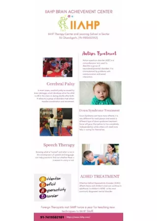 Autism Treatment | IIAHP Therapy Center