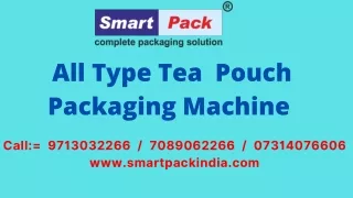 Tea Pouch Packaging Machine