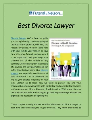 Best Divorce Lawyer