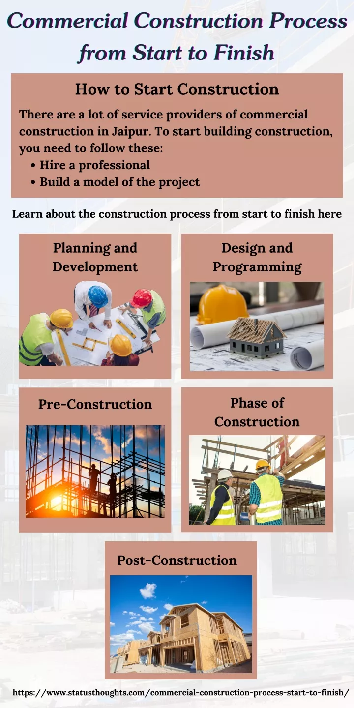 commercial construction process commercial