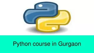 Python course in Gurgaon