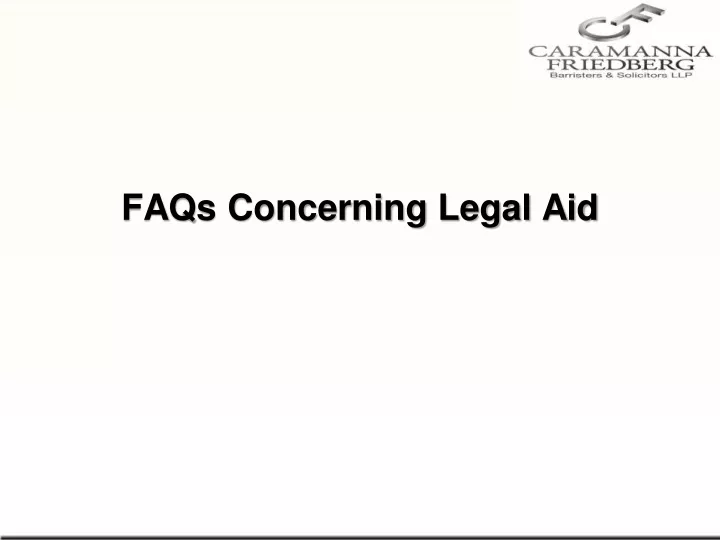 faqs concerning legal aid