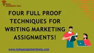 four full proof techniques for writing marketing