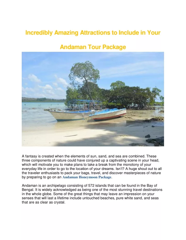 incredibly amazing attractions to include in your