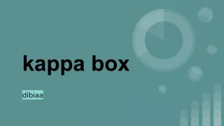 kappa box